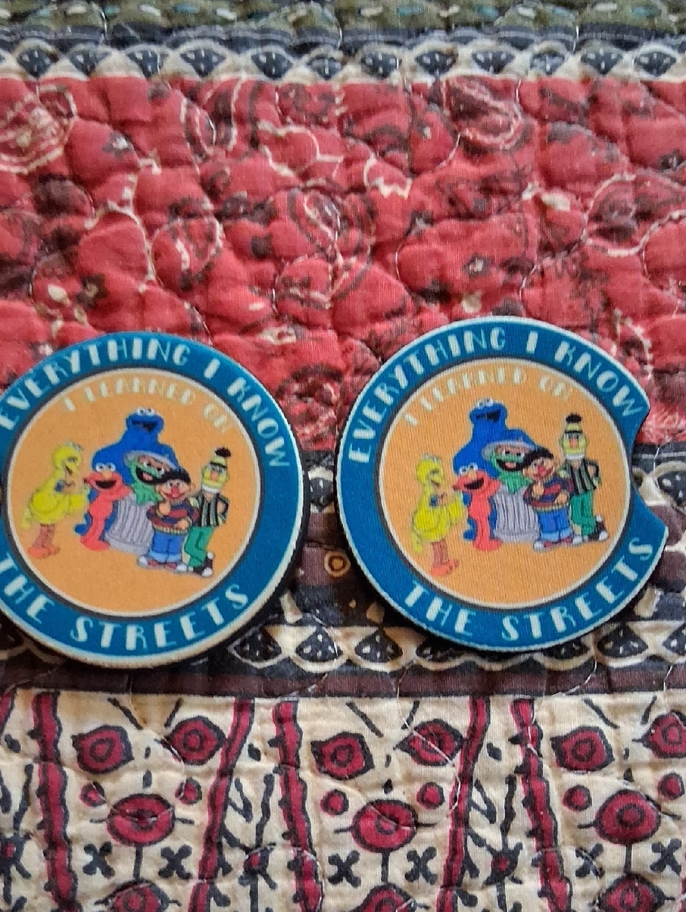 Sesame Street 'Everything I Know I Learned on the Streets Coasters